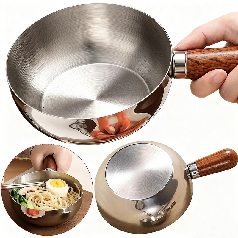 Kitchen Gadgets And Accessories - Panci Susu Stainless Steel dengan Gagang