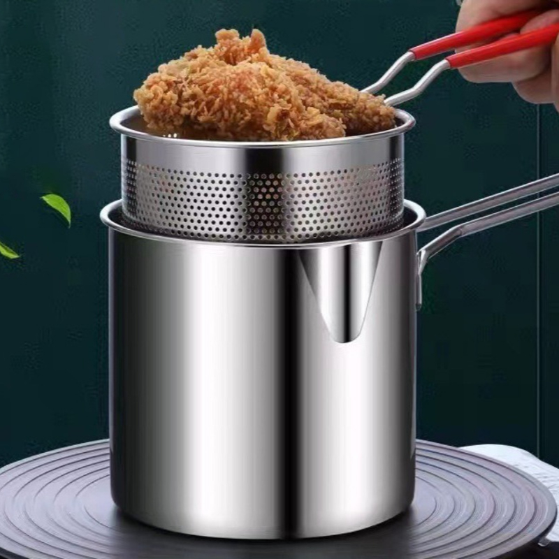 Kitchen Gadgets And Accessories - Penggorengan Baja Tahan Karat 304 Dengan