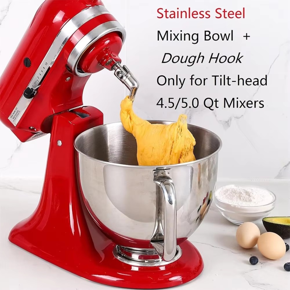 Kitchenaid Mixer Artisan 5Qt - Mangkuk Mixer Stainless Steel 4.5-5 QT