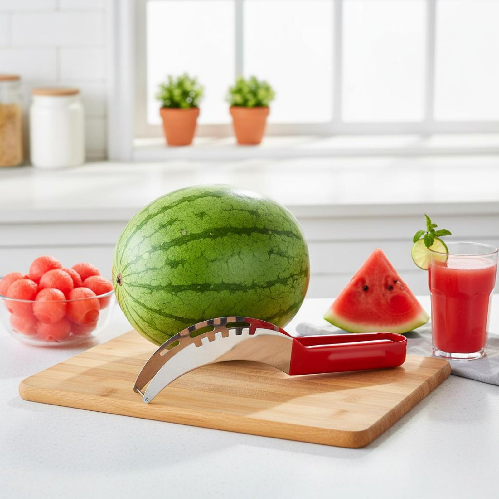 Kitchen Gadgets Kitchen - Pemotong Kubus Semangka Bahan Food Grade