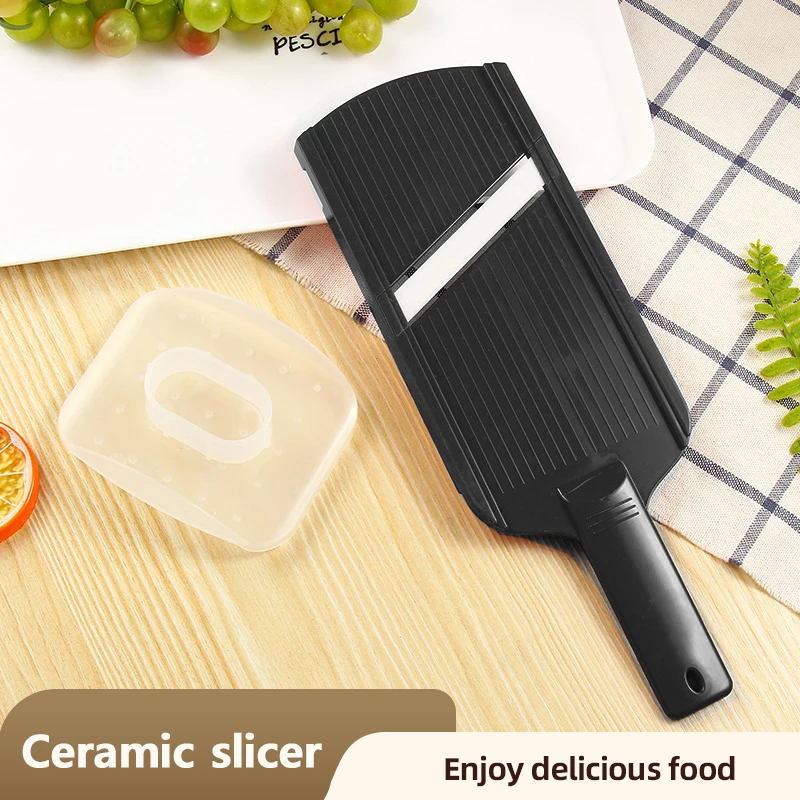 Mandoline Slicer - Alat dapur multifungsi plastik pemotong buah