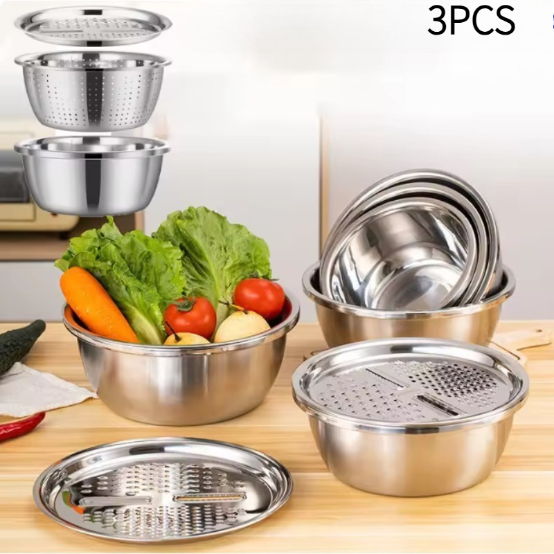 Mandoline Slicer - Set Parutan Dapur Multifungsi 3 Buah