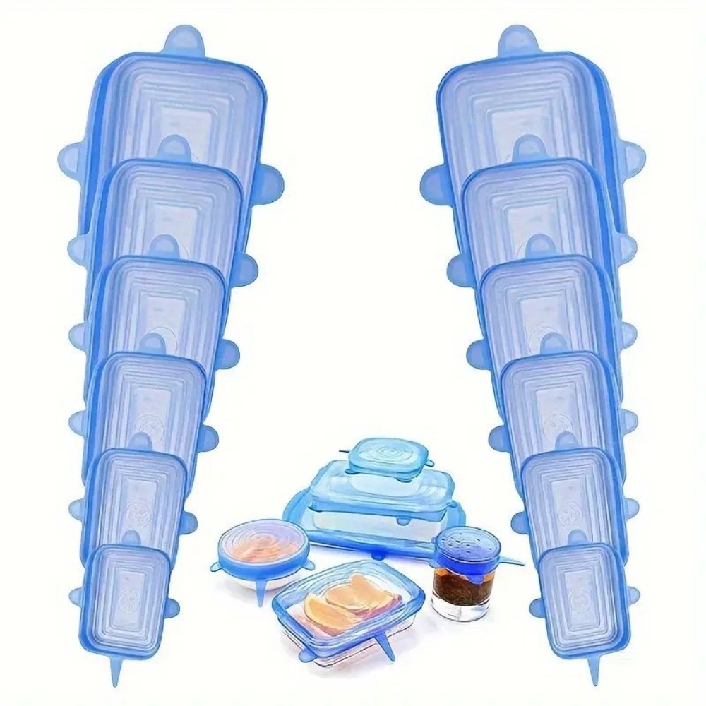 Kitchen Gadgets That Are Useful - 6PCS Tutup Silikon Peregangan Anti-Selip Baru