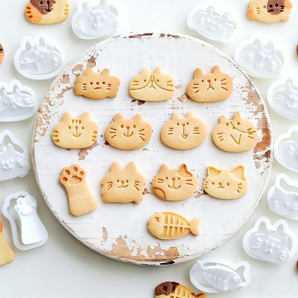 Kitchen Gadgets And Accessories - Cetakan Kue Kucing Lucu DIY, Alat