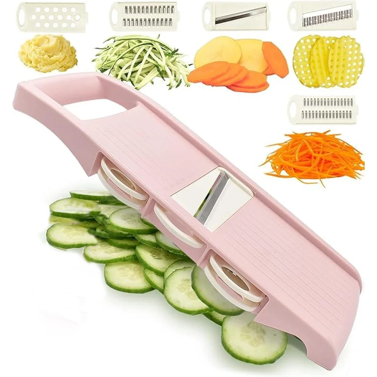 Mandoline Slicer - Alat Pengiris Mandoline 5 In 1