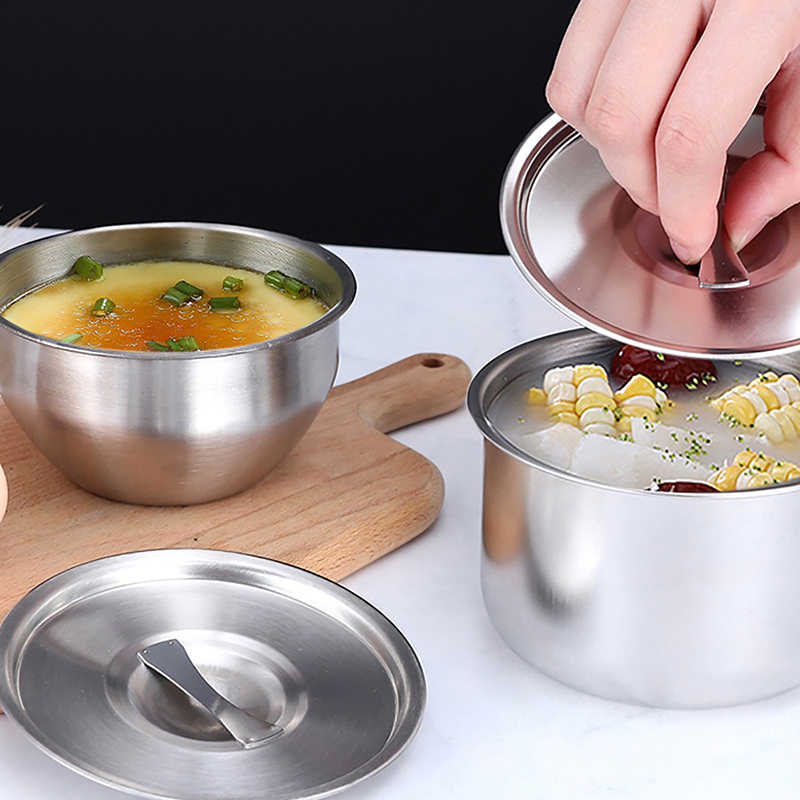 1 buah mangkuk nasi stainless  - Korean Kitchen Gadgets ulasan dan harga