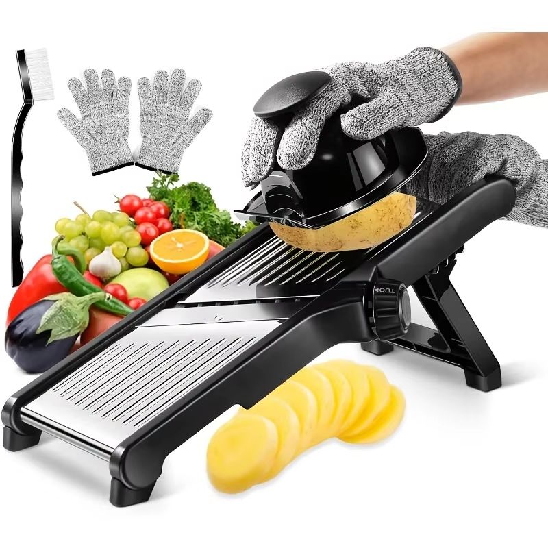 Pemotong Mandolin Baja Tahan K - Mandoline Slicer ulasan dan harga