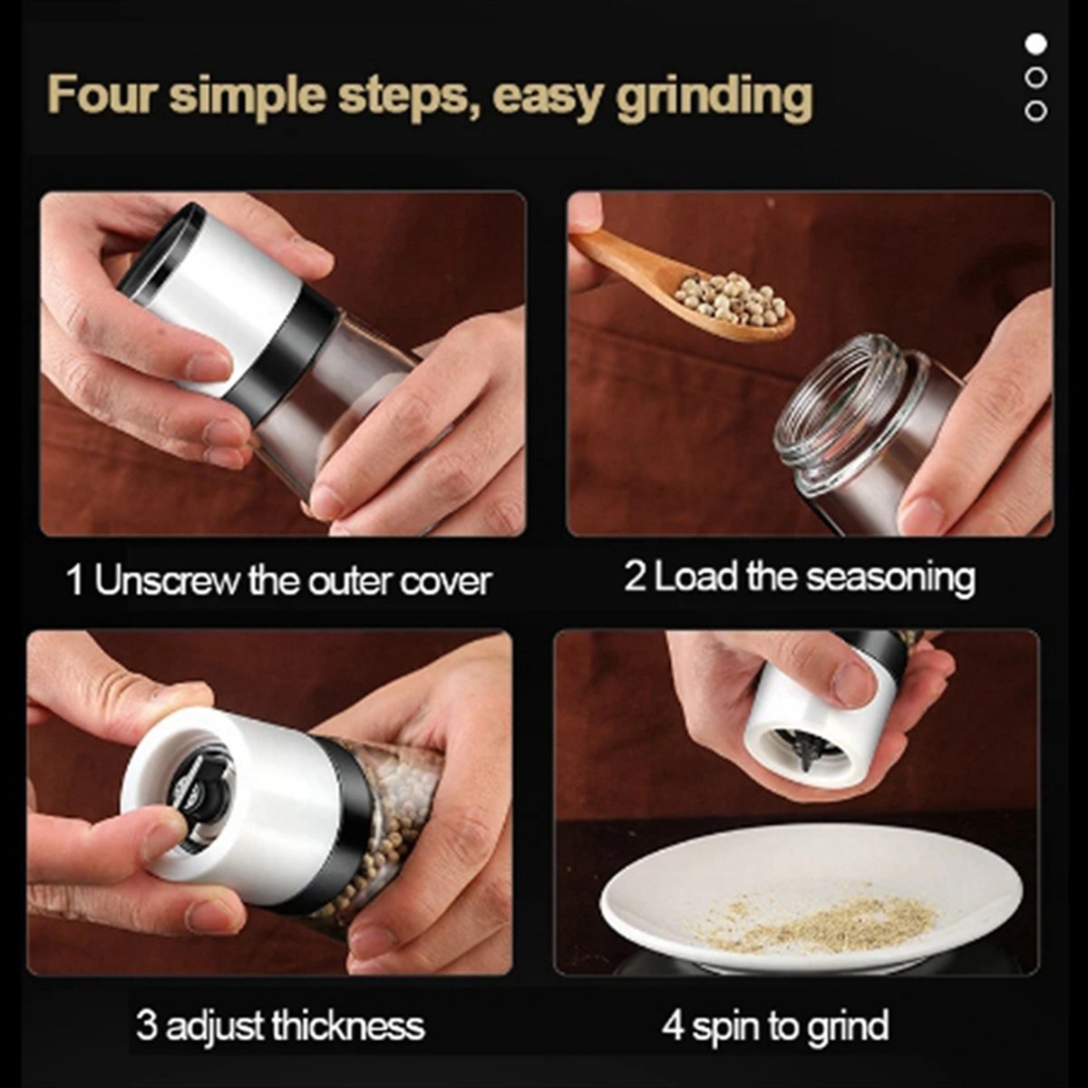 Penggiling Garam dan Merica Ma - Kitchen Gadgets Kitchen ulasan dan harga