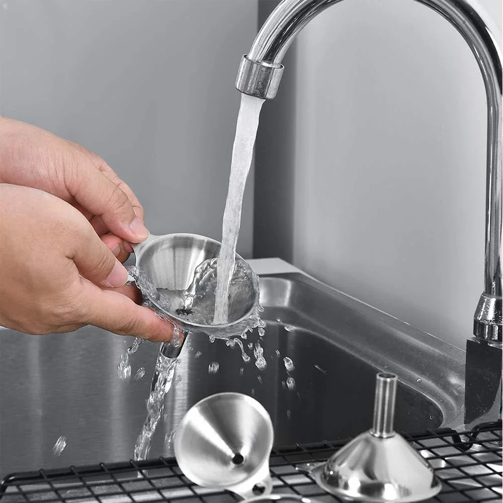 3 buah Set corong dapur baja t - Kitchen Gadgets New ulasan dan harga