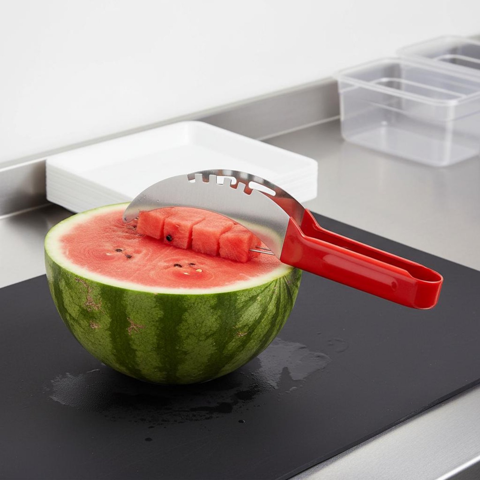 Pemotong Kubus Semangka Bahan  - Kitchen Gadgets Kitchen ulasan dan harga