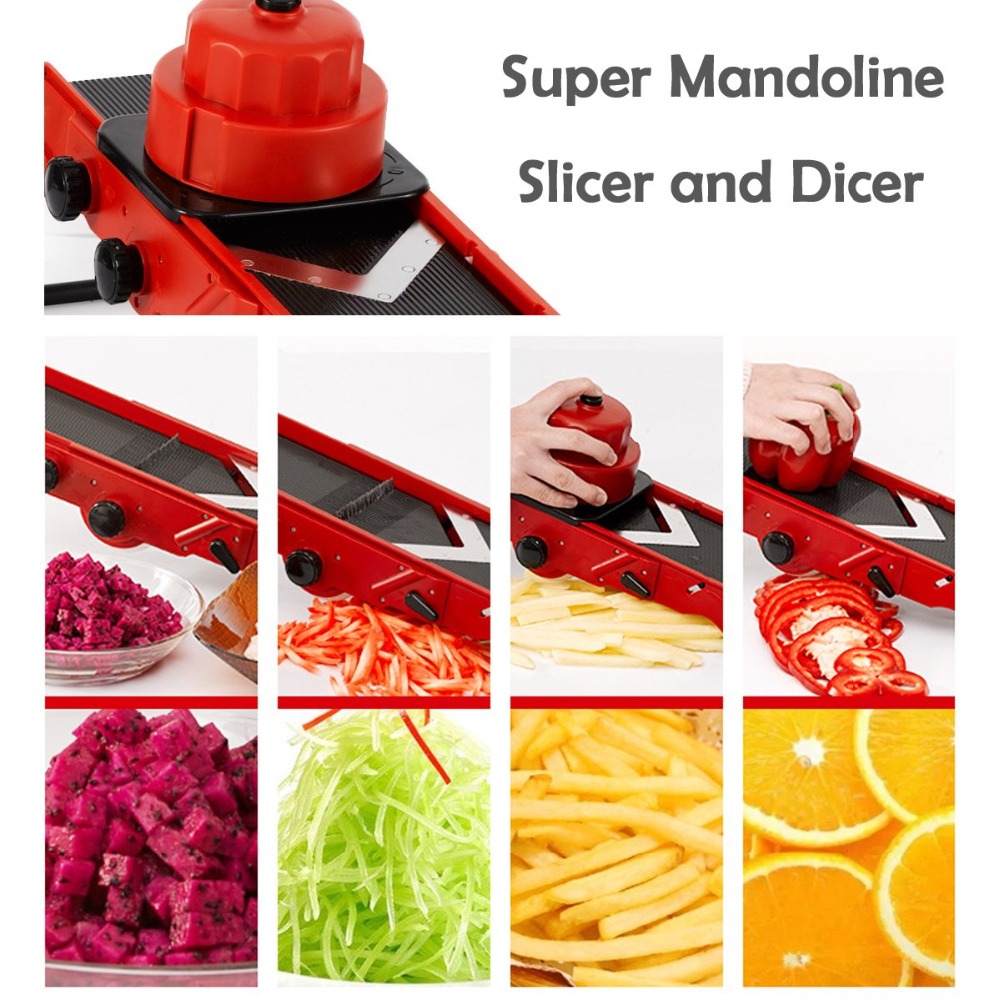 Pemotong dan Pemotong Sayuran  - Mandoline Slicer ulasan dan harga