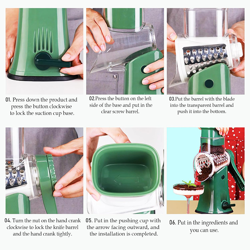 LMETJMA pemotong parutan putar - Mandoline Slicer ulasan dan harga