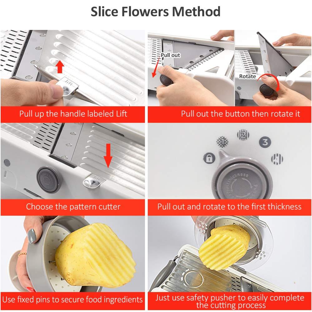 LMETJMA alat pengiris mandolin - Mandoline Slicer ulasan dan harga