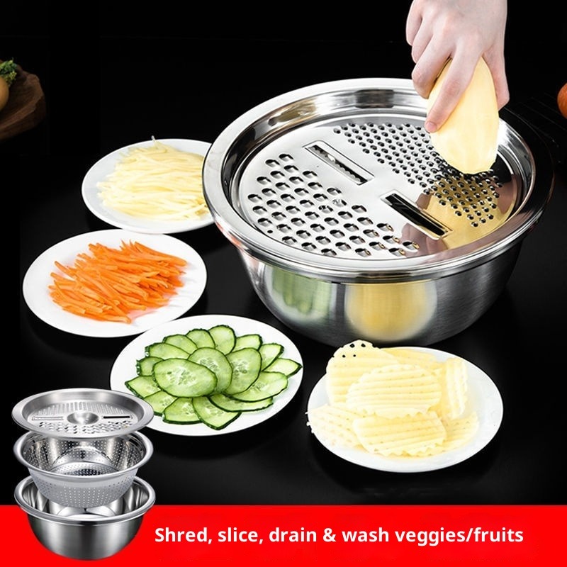 Set Parutan Dapur Multifungsi  - Mandoline Slicer ulasan dan harga