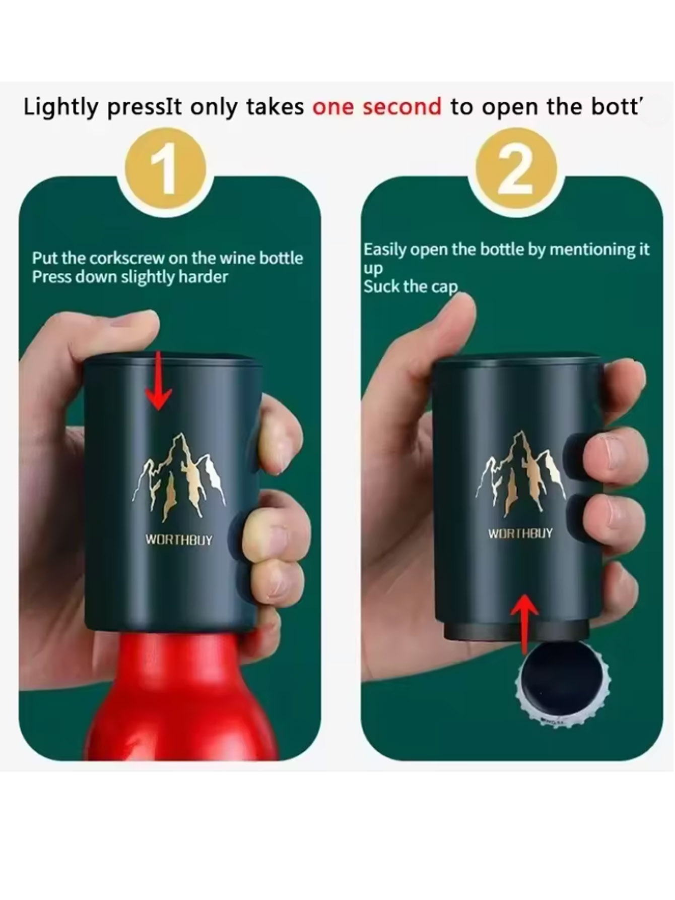 1 Buah Pembuka Botol Bir Otoma - Kitchen Gadgets Design ulasan dan harga
