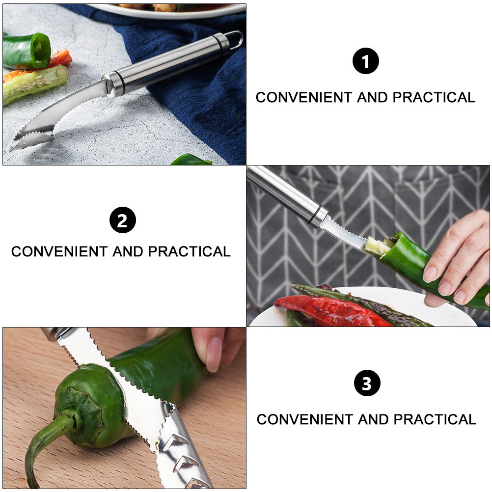 2 Buah Alat Pengupas Cabai Baj - Kitchen Gadgets Kitchen ulasan dan harga