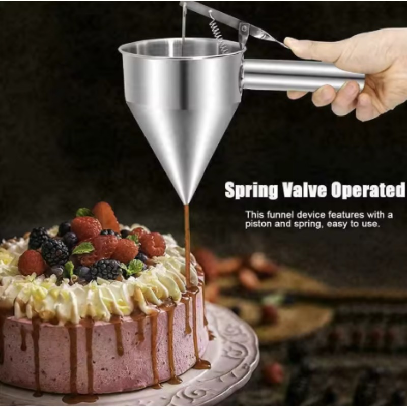 Dispenser Corong Cairan Stainl - Kitchen Gadgets Design ulasan dan harga