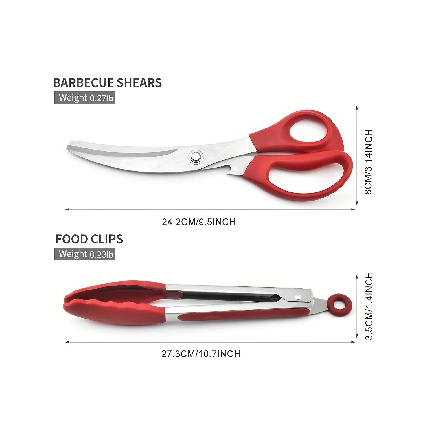 Set Gunting Barbekyu Baja Taha - Korean Kitchen Gadgets ulasan dan harga