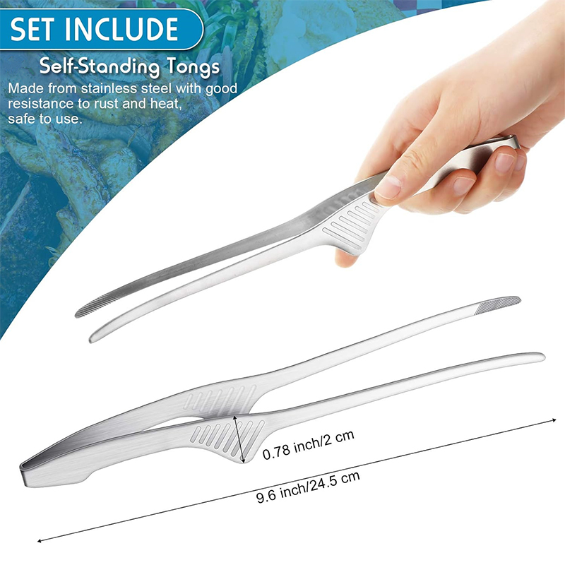 LMETJMA Penjepit Panggangan Ba - Korean Kitchen Gadgets ulasan dan harga