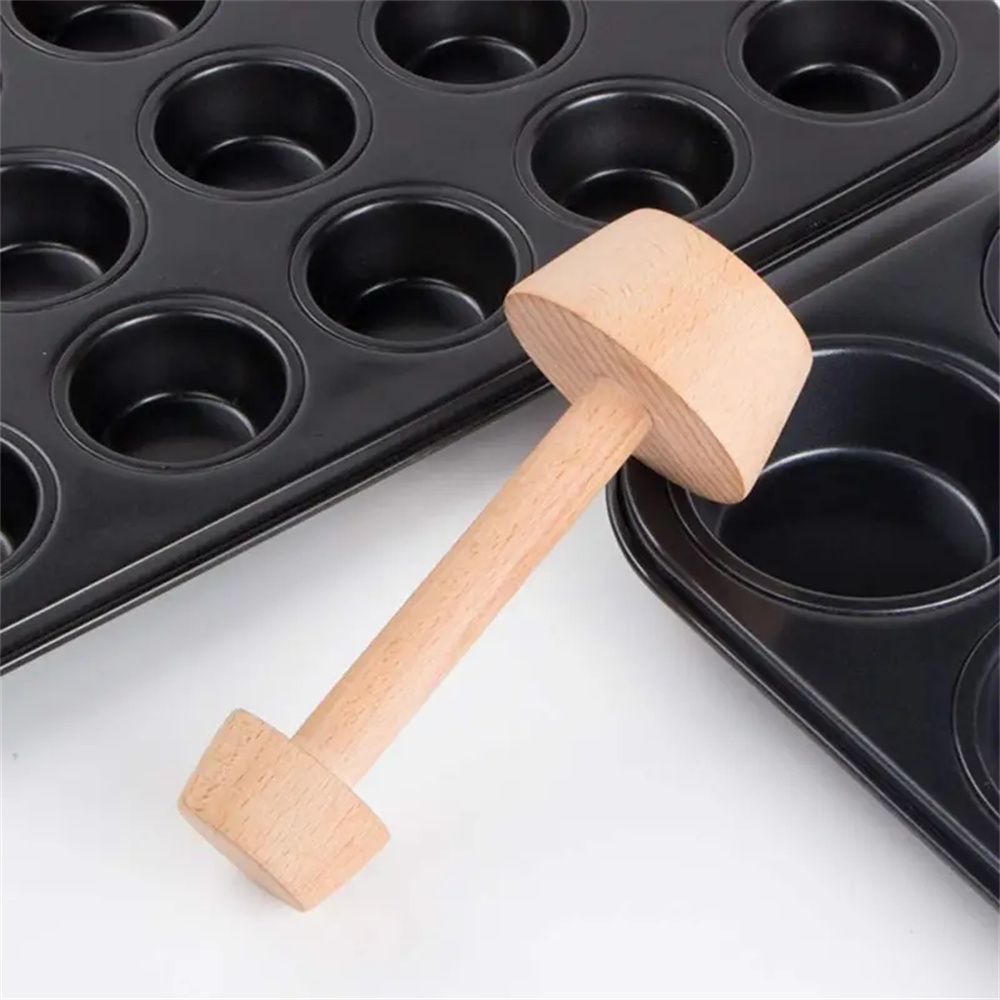 Cetakan Tart telur kayu Premiu - Kitchen Gadgets Design ulasan dan harga