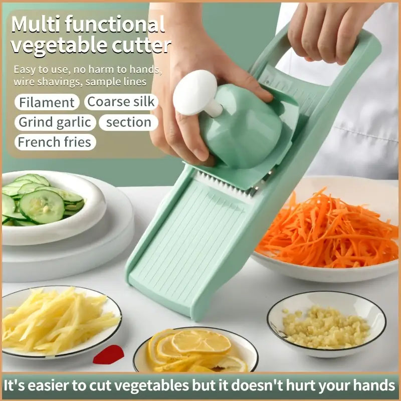 Pengiris kentang pemotong sayu - Mandoline Slicer ulasan dan harga