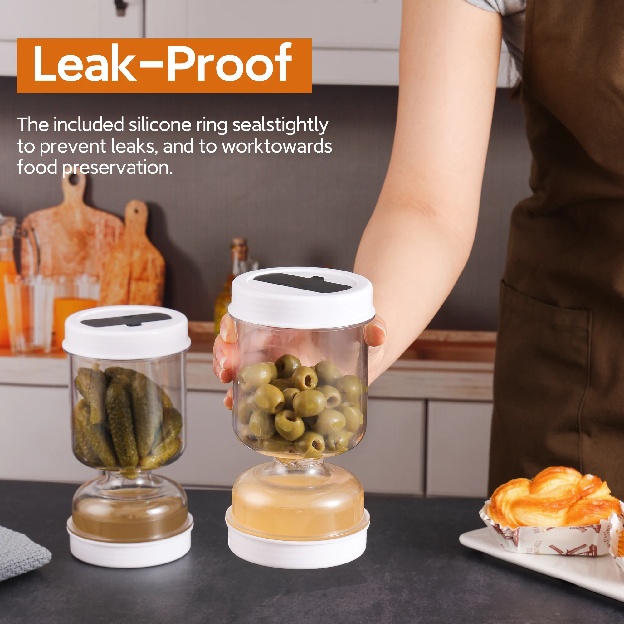 Toples Acar dengan Garpu Dispe - Korean Kitchen Gadgets ulasan dan harga
