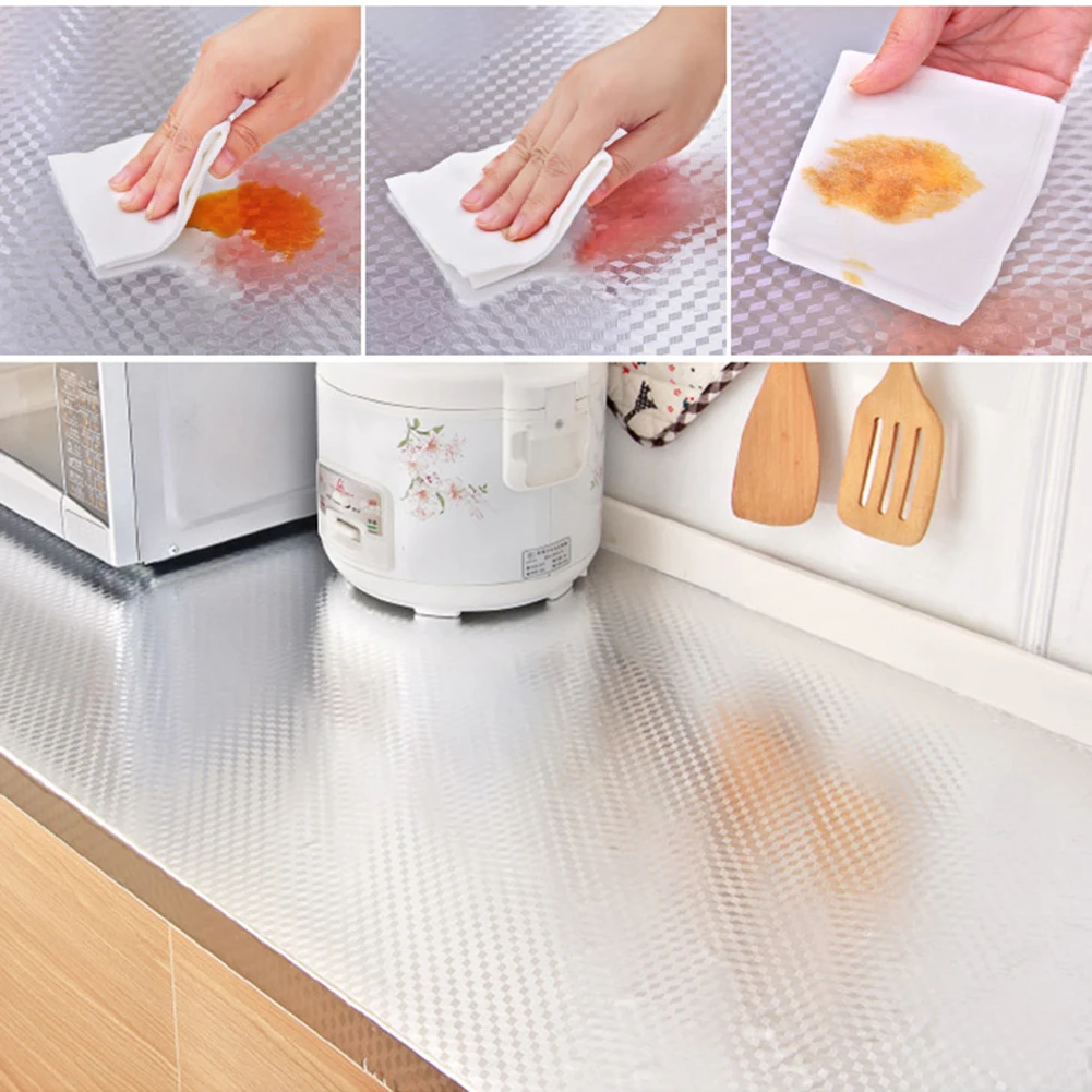 Stiker Dapur Tahan Minyak dan  - Kitchen Gadgets Wallpaper ulasan dan harga