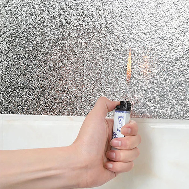 Stiker Dapur Tahan Minyak dan  - Kitchen Gadgets Wallpaper ulasan dan harga