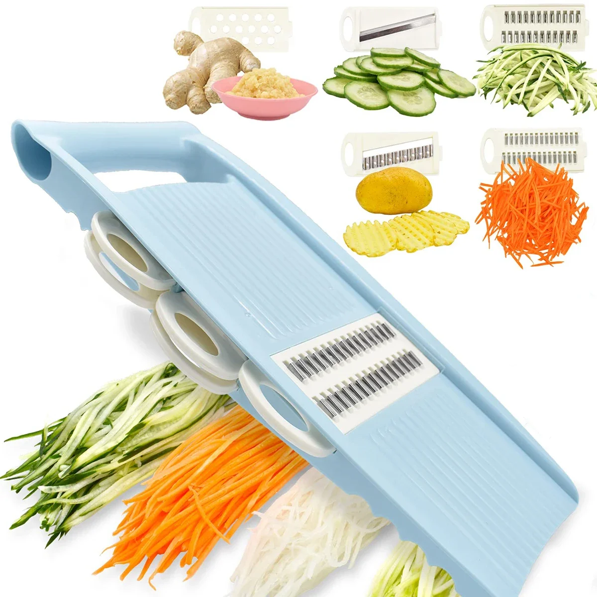 Alat Pengiris Mandoline 5 In 1 - Mandoline Slicer ulasan dan harga